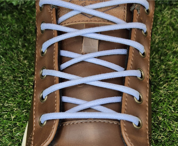 Round 3 mm Lilac waxed cotton shoelaces
