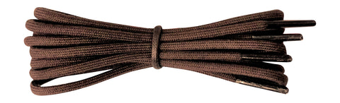 3 mm brown round cotton shoelace