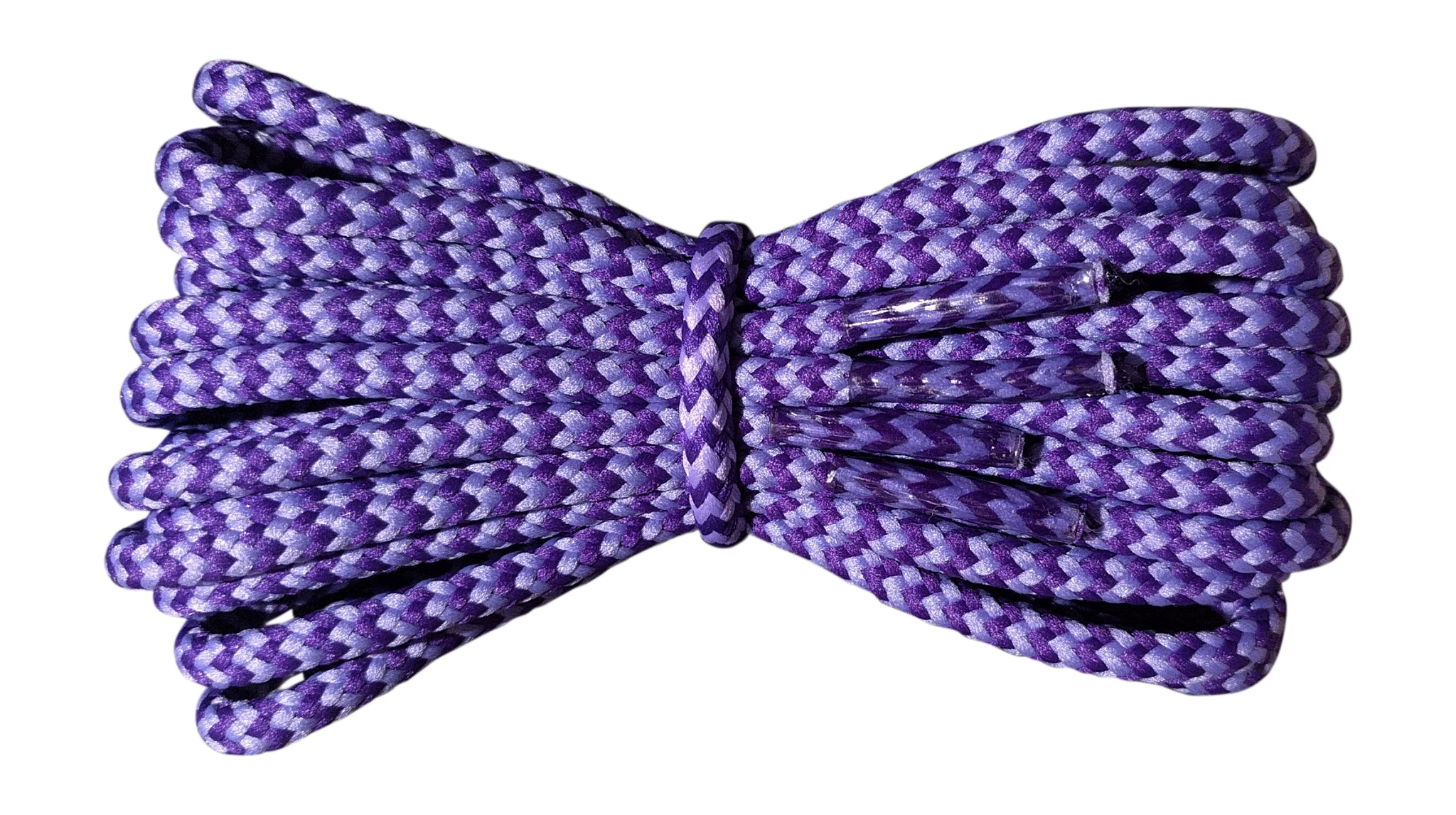 Round 4 mm Purple and Lilac boot laces for walking and hiking boots - fabmania shoe laces