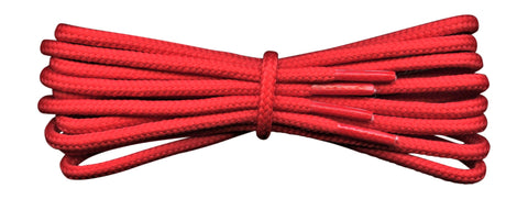 Fabmania Round Red Boot Laces 