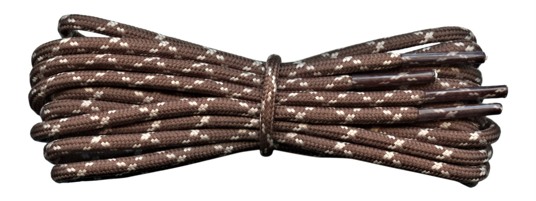 NorthFace style shoelaces for walking shoes brown and taupe