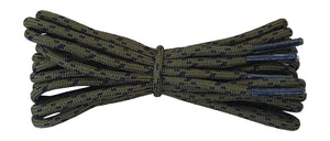NorthFace style shoelaces for walking shoes everglade with black flecks