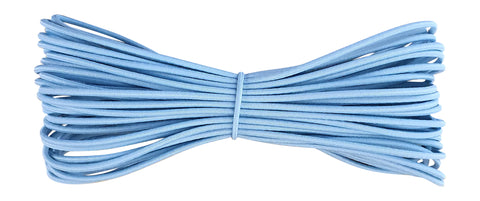 Fabmania round elastic cord light / baby blue 2 mm