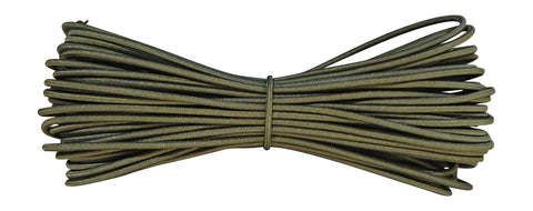 Fabmania round elastic cord khaki green 2 mm
