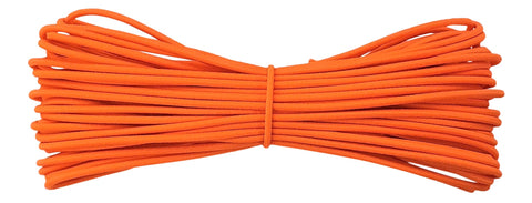 Fabmania round elastic cord neon / florescent orange 2 mm