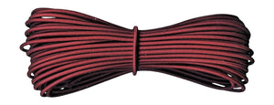 3 mm Burgundy Round Elastic Cord