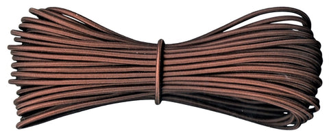 3 mm Chocolate Brown Round Elastic Cord