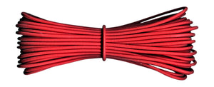 3 mm Red Round Elastic Cord