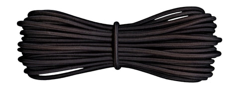 4 mm Black Round Elastic Cord