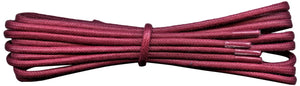 Fabmania burgundy 2 mm round waxed cotton shoe laces