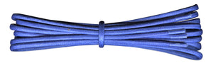 Fabmania royal blue 2 mm round waxed cotton shoe laces