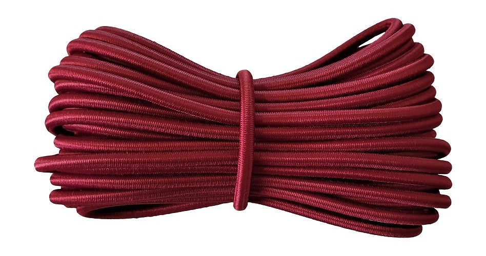 5mm Round Burgundy Elastic -  Fabmania