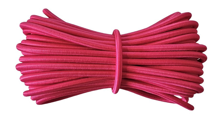 5mm Round Cerise Pink Elastic -  Fabmania