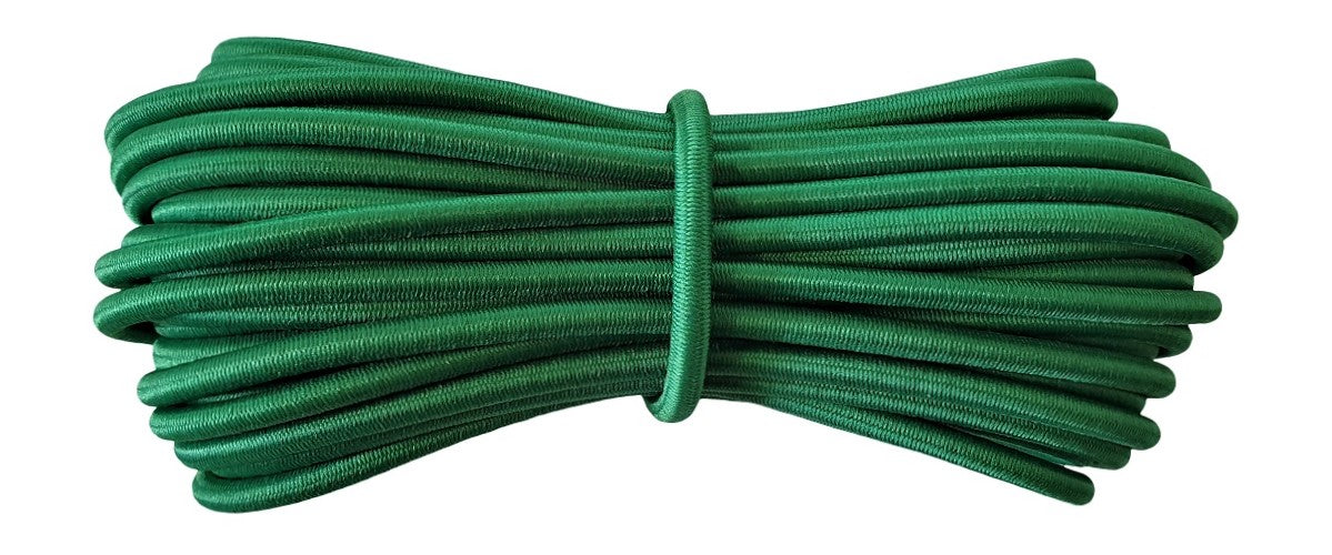 5mm Round Green Elastic -  Fabmania