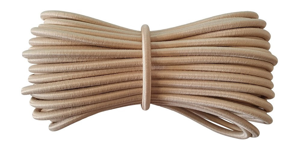 5mm Round Beige Elastic -  Fabmania