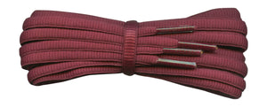 Fabmania oval sports shoe laces in burgundy