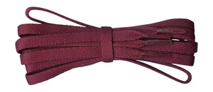 8 mm Flat  Burgundy "Converse" style Shoe Laces, ideal for most Nike, Reebok, Adidas trainers - fabmania shoe laces