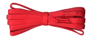 8 mm Flat Red "Converse" style Shoe Laces, ideal for most Nike, Reebok, Adidas trainers - fabmania shoe laces
