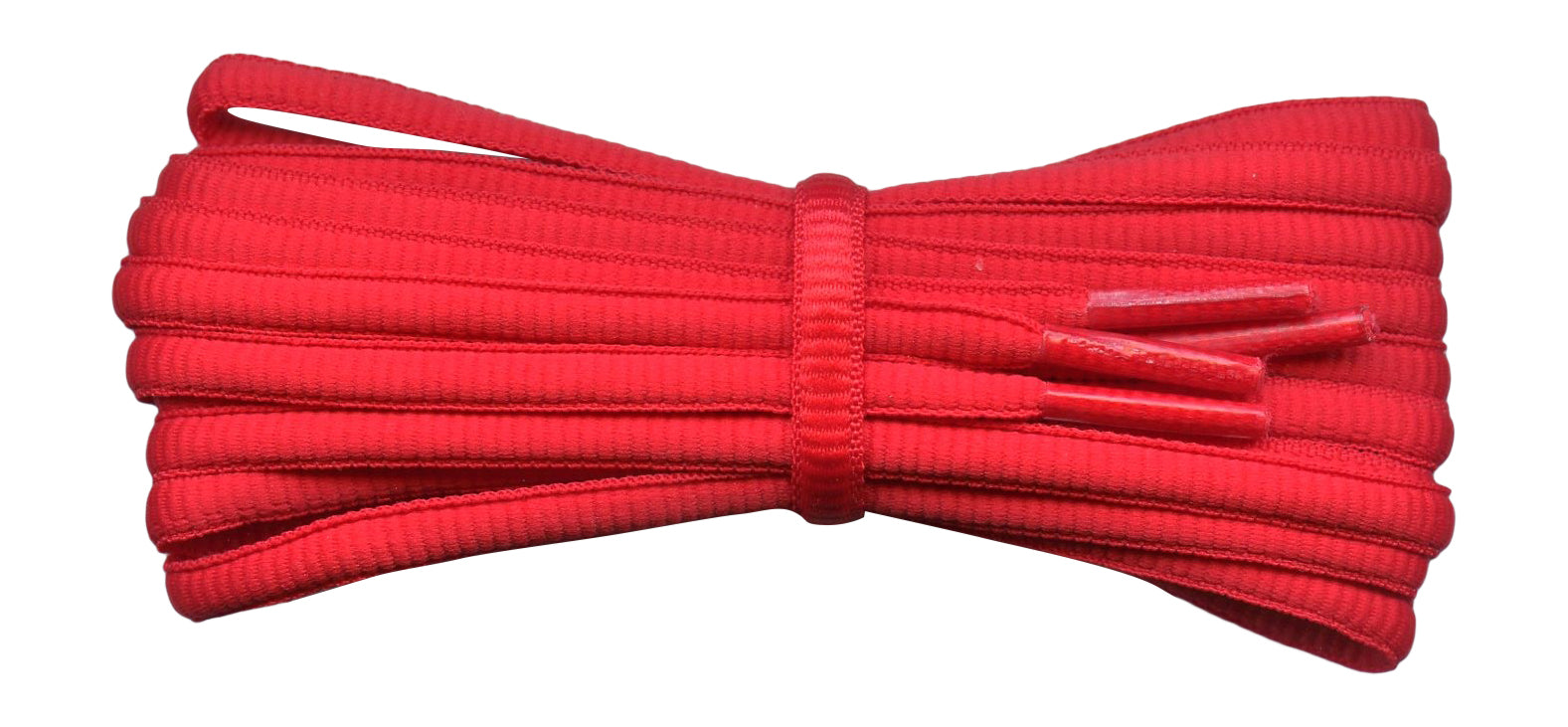 Fabmania oval sports shoe laces in red
